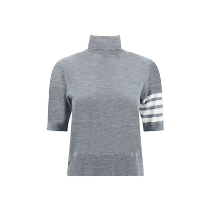 Gray Polyamide Turtleneck