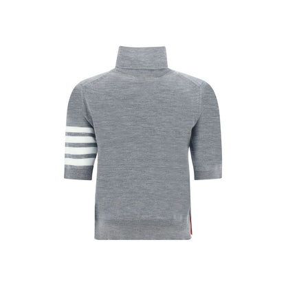 Gray Polyamide Turtleneck