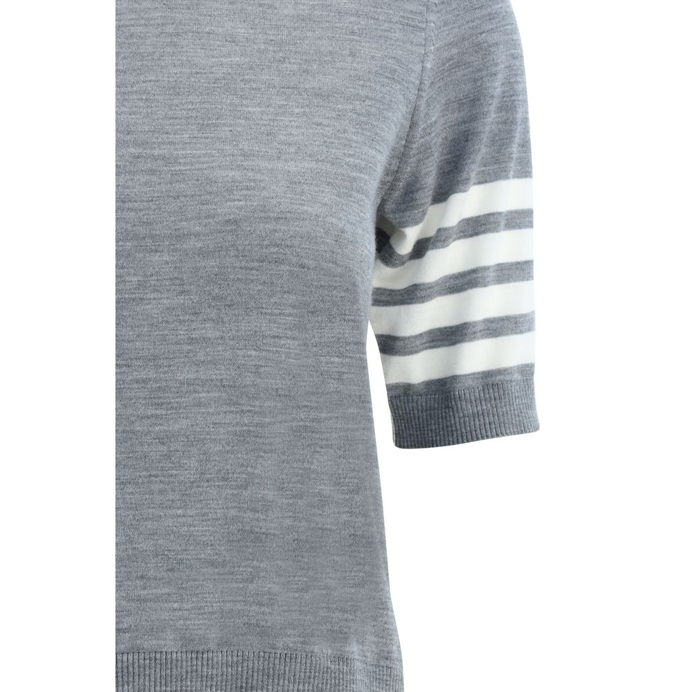 Gray Polyamide Turtleneck