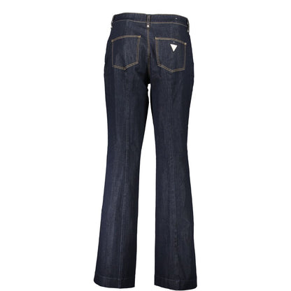 Blue Cotton Women Jeans