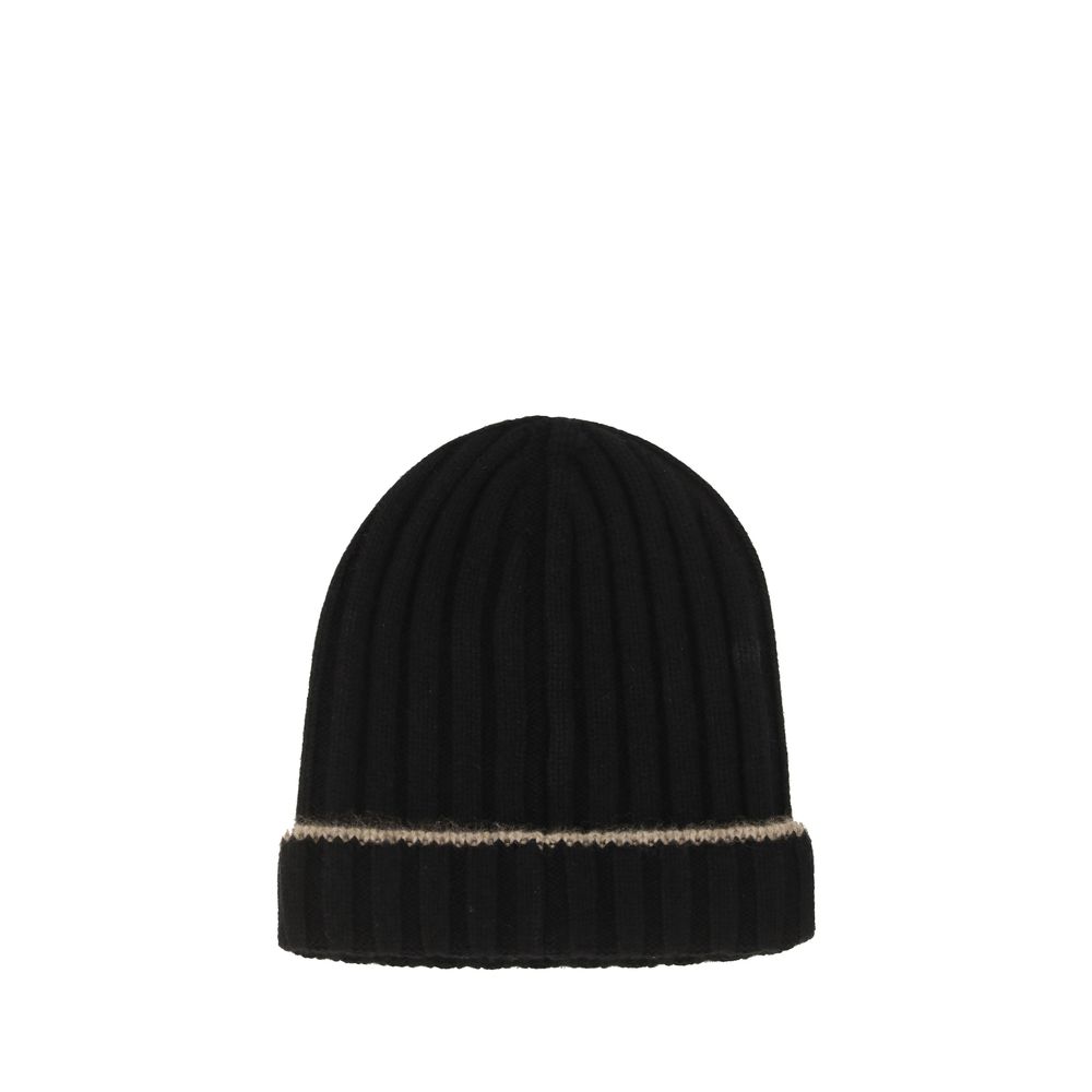 Black Cashmere Beanie