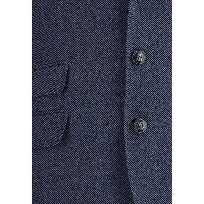 Blue Wool Blazer