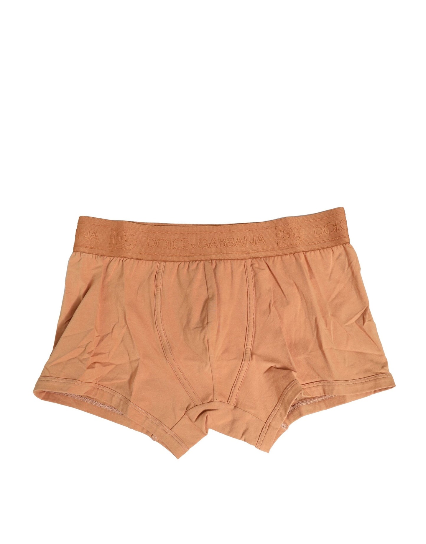 Brown Cotton Stretch Regular Boxer Underwear