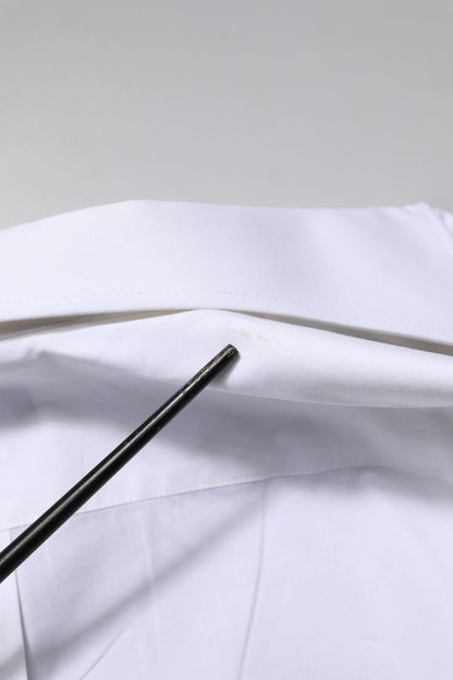 White MARTINI Long Sleeves Dress Formal Shirt