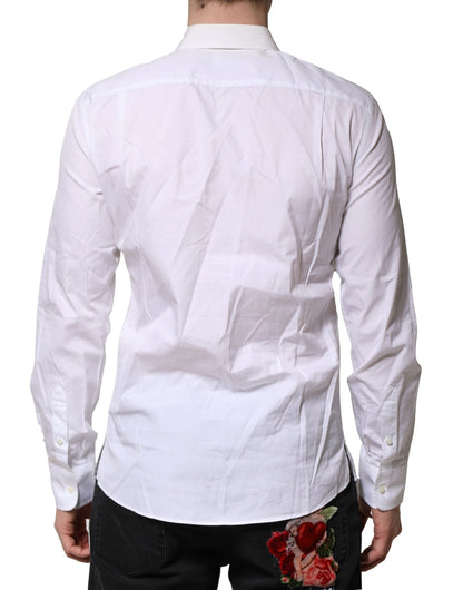 White Poplin Cotton Formal Men Dress Shirt