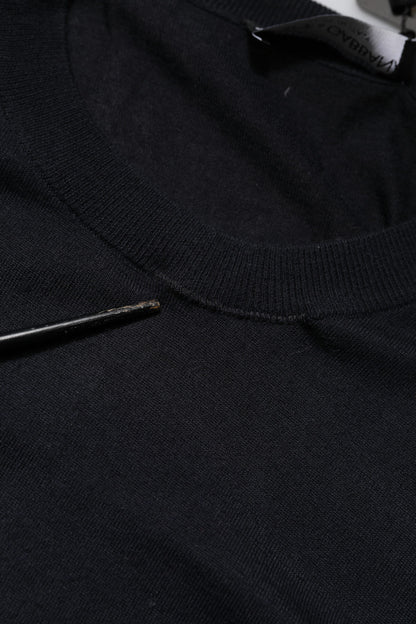 Black Long Sleeve CrewNeck Pullover Sweater