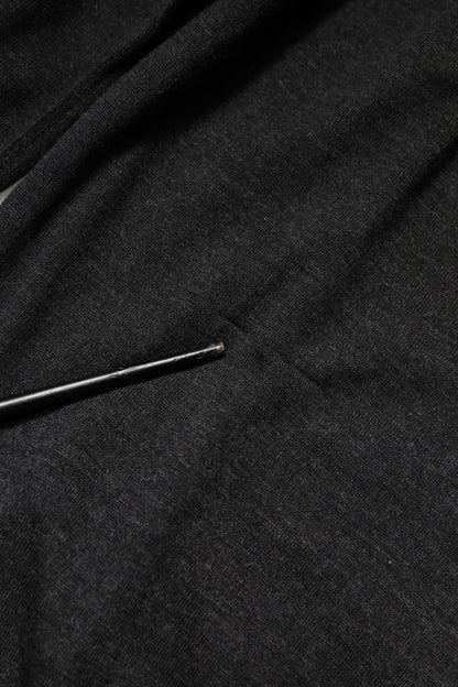 Gray Cashmere Crew Neck Sweatshirt Sweater