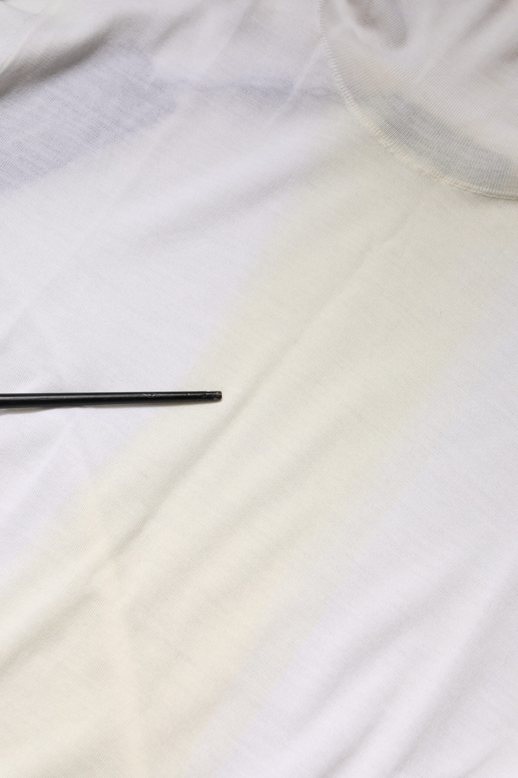 White Wool Turtleneck Men Sweatshirt Sweater