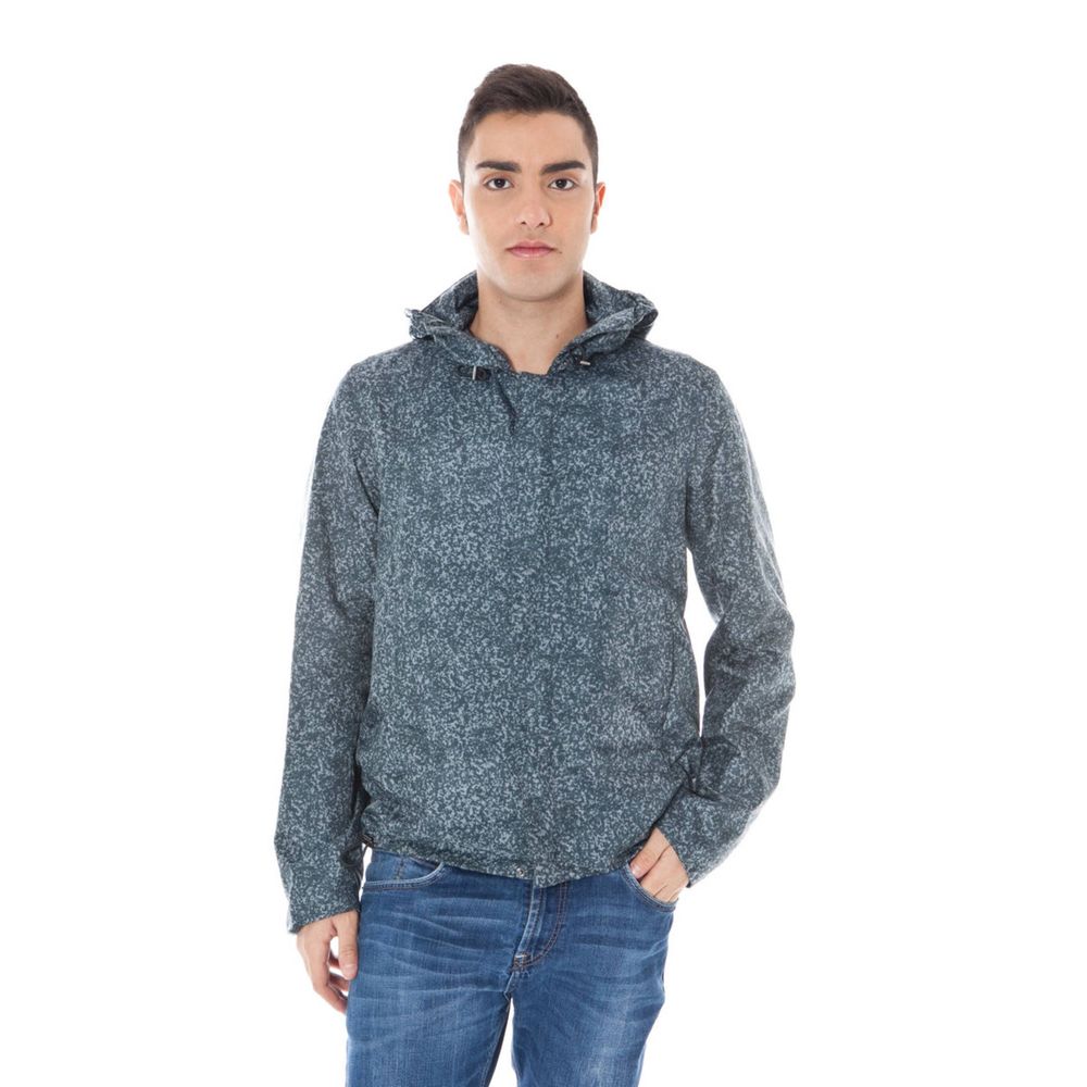Chaqueta de hombre de poliamida gris