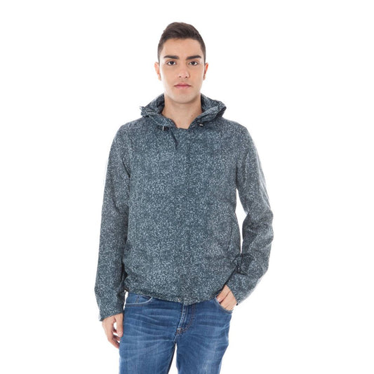 Chaqueta de hombre de poliamida gris