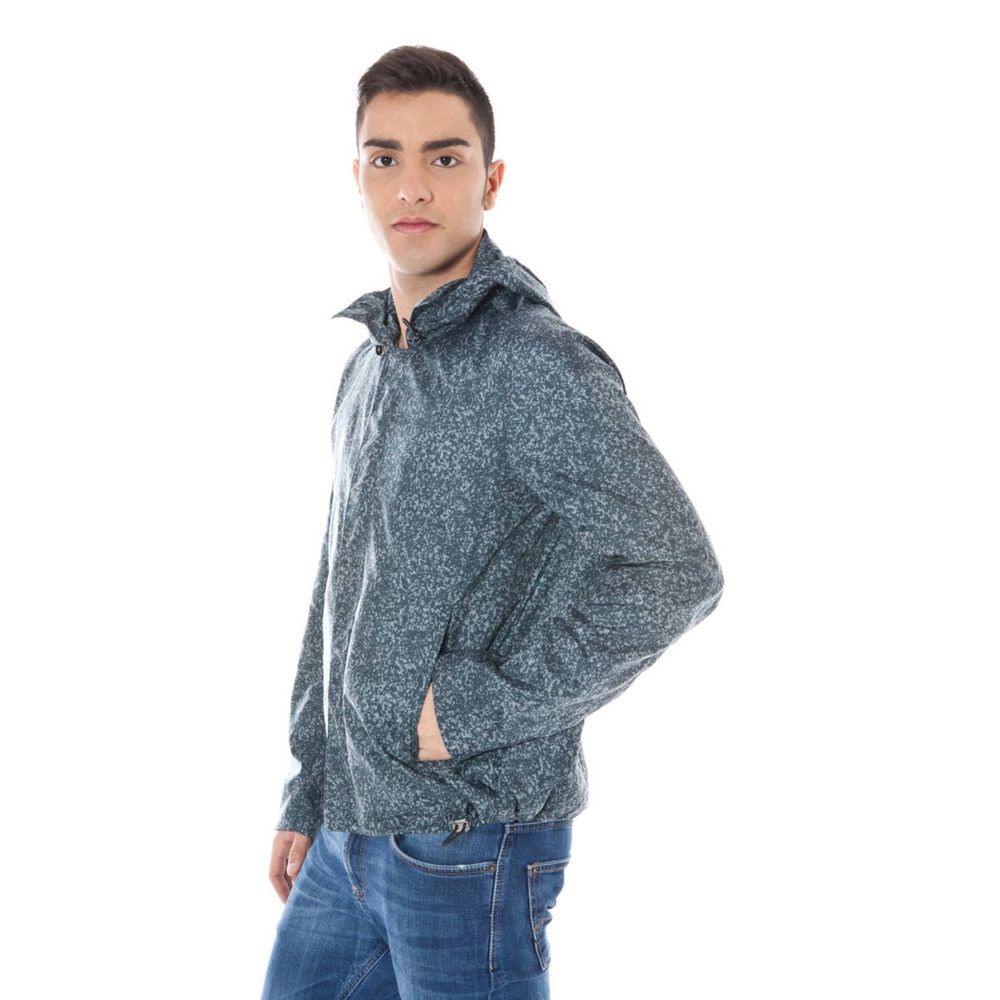 Chaqueta de hombre de poliamida gris