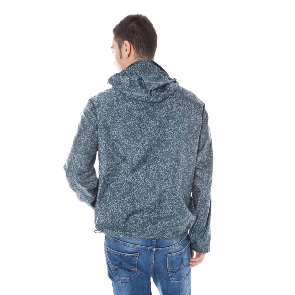 Chaqueta de hombre de poliamida gris
