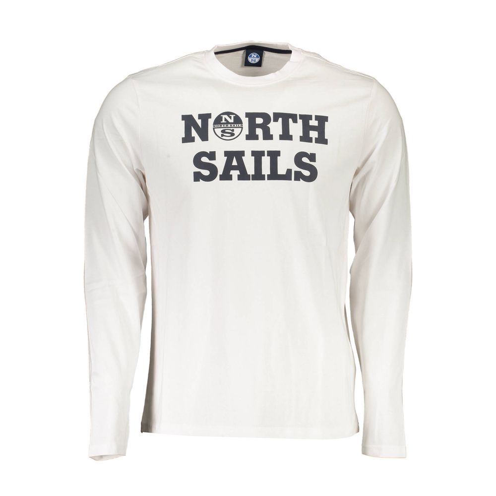 White Cotton Men T-Shirt