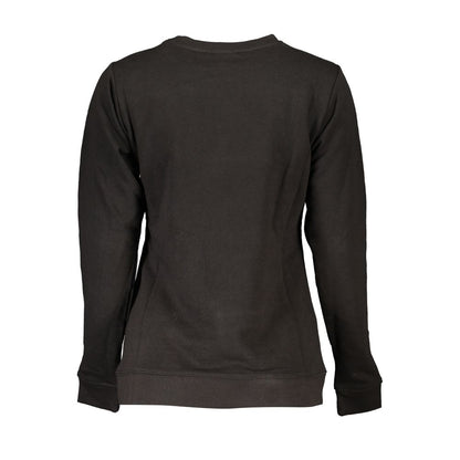 Black Cotton Women Sweater