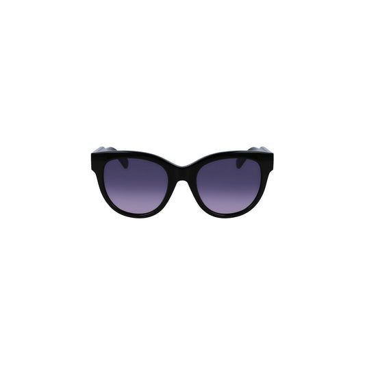 Black Acetate Women Sunglasses