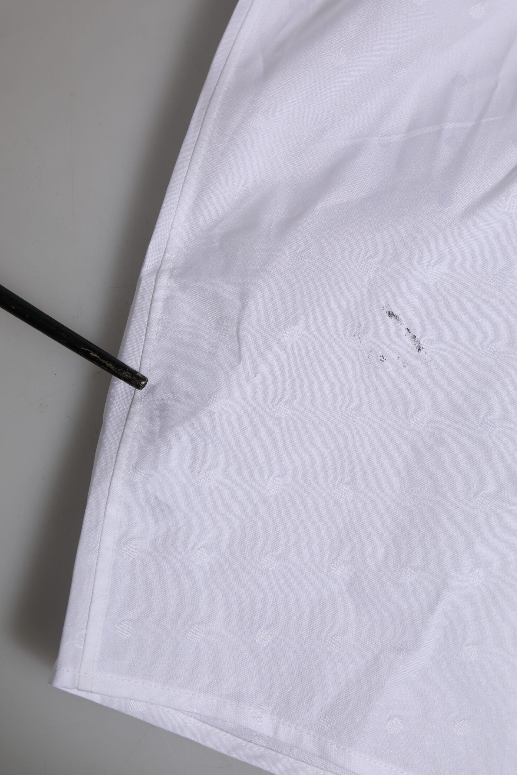 White Cotton GOLD Long Sleeves Formal Shirt