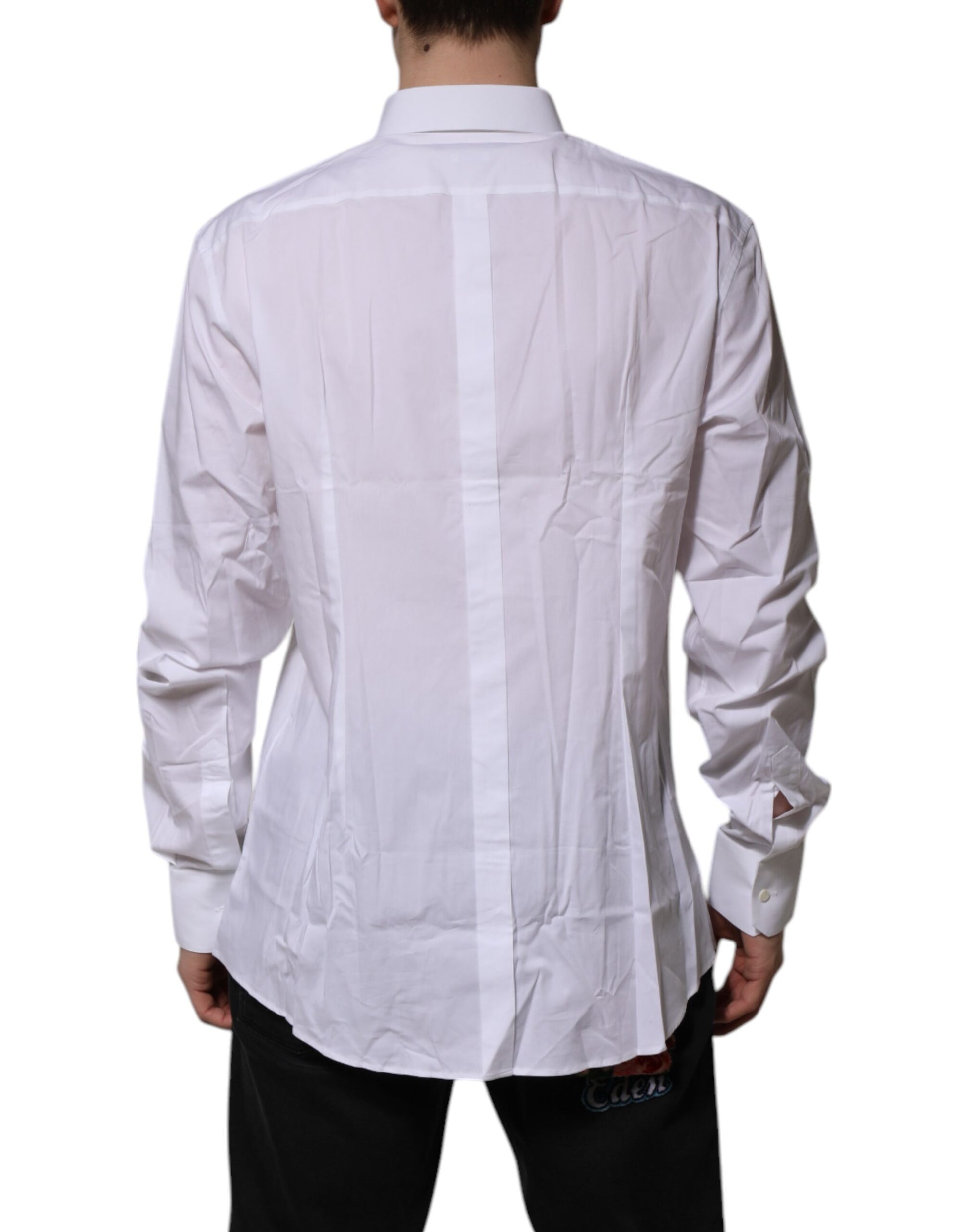 White GOLD Long Sleeve Dress Formal Shirt