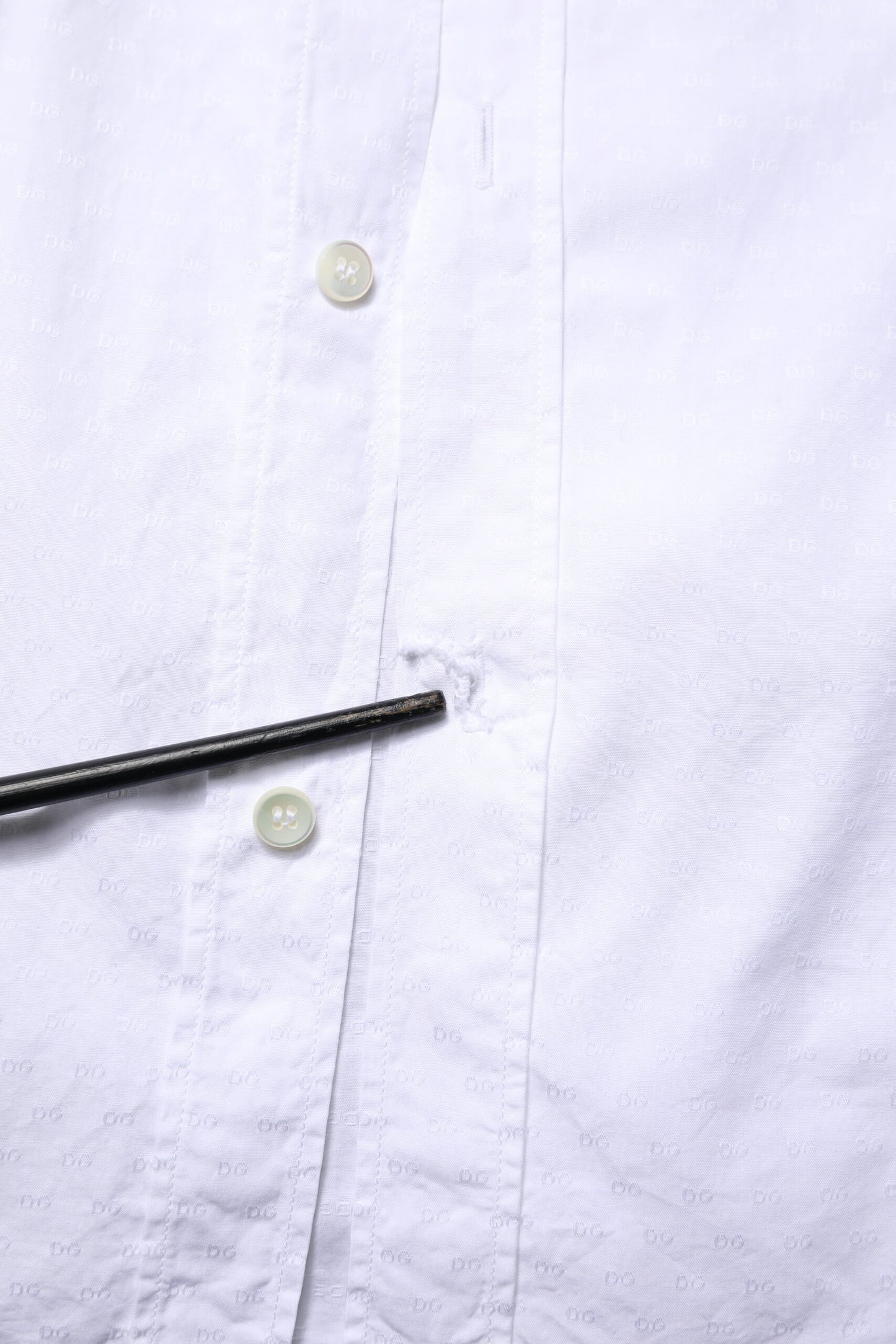 White GOLD Long Sleeve Dress Men Formal Shirt