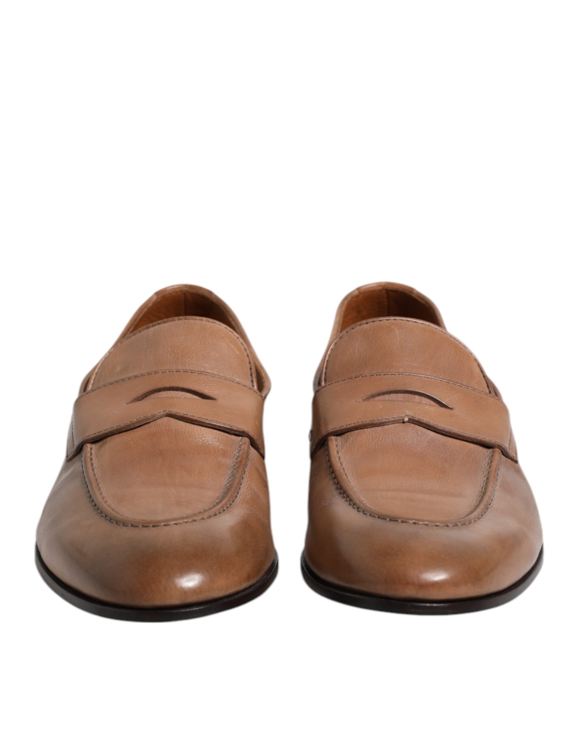 Brown Leather Loafer Dress Formal Shoes