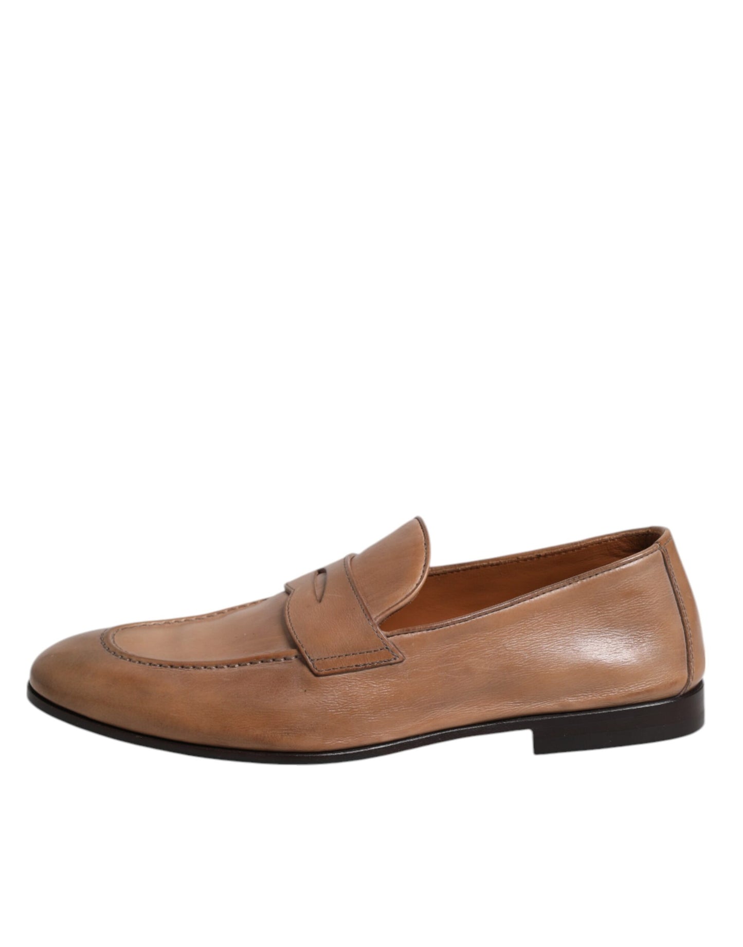 Brown Leather Loafer Dress Formal Shoes