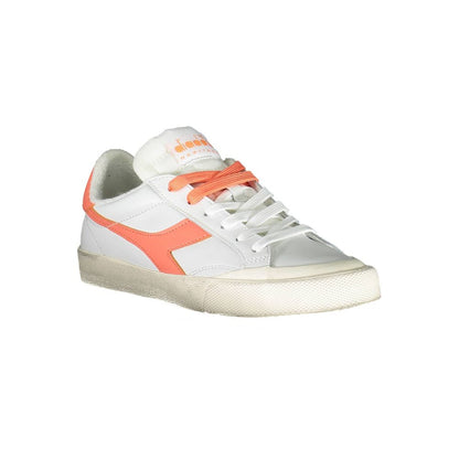 Zapatillas de piel blancas para mujer