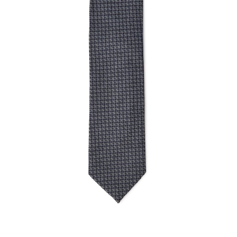 Gray Silk Tie