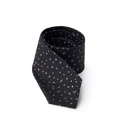 Black Silk Tie