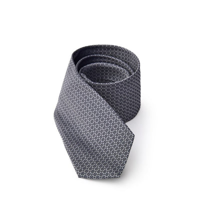 Gray Silk Tie