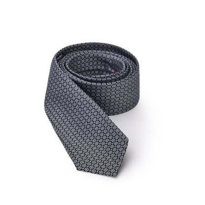 Gray Silk Tie