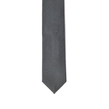 Gray Silk Tie
