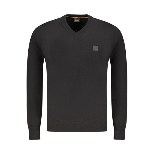 Black Cotton Sweater