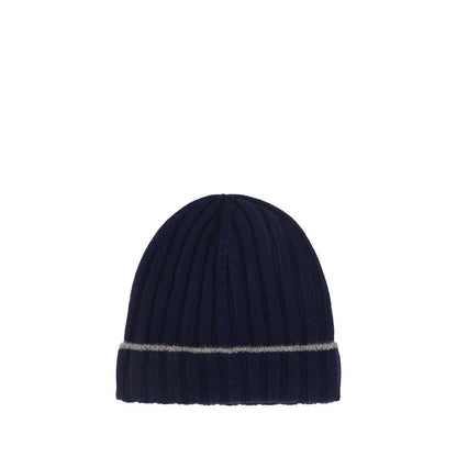 Blue Cashmere Beanie