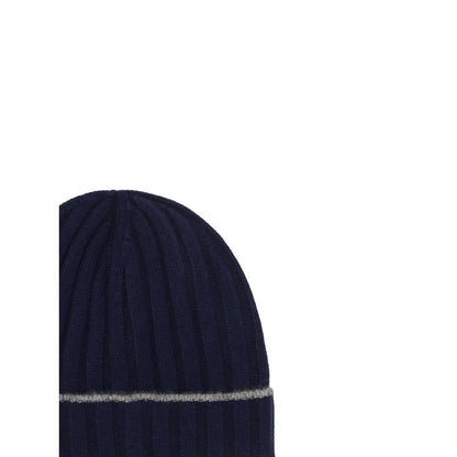 Blue Cashmere Beanie