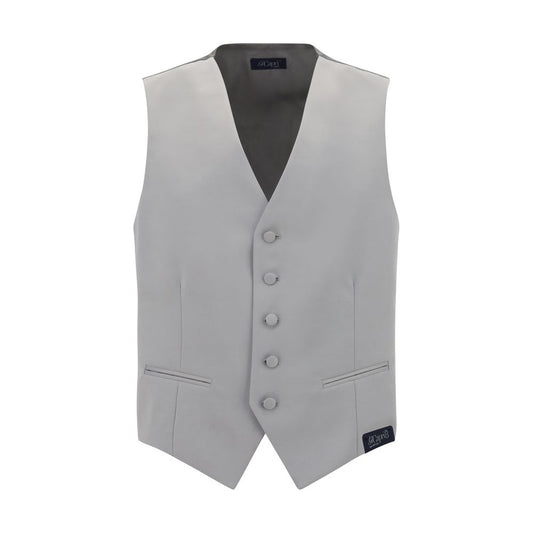 Gray Polyester Waistcoat