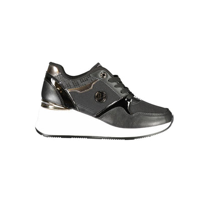 Black Synthetic Women Sneaker