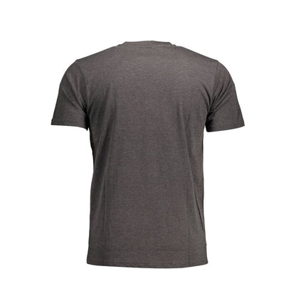 Brown Cotton Men T-Shirt