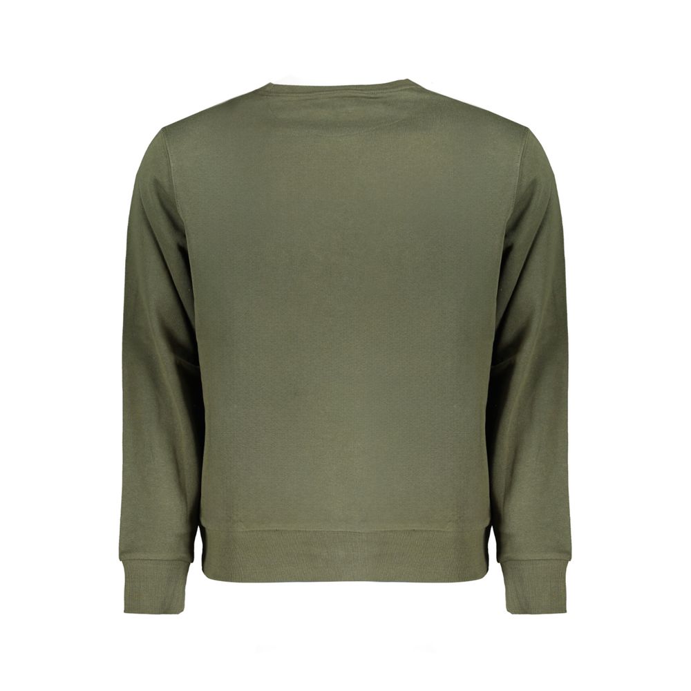 Green Cotton Men Sweater