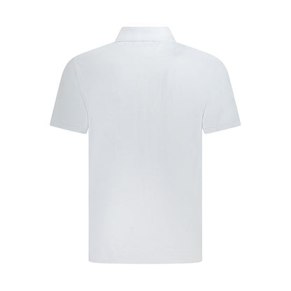 Light Blue Cotton Men Polo Shirt