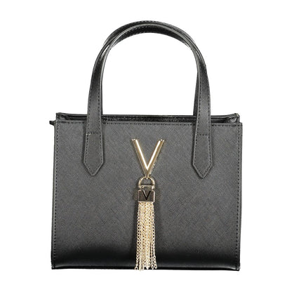 Black Polyethylene Women Handbag