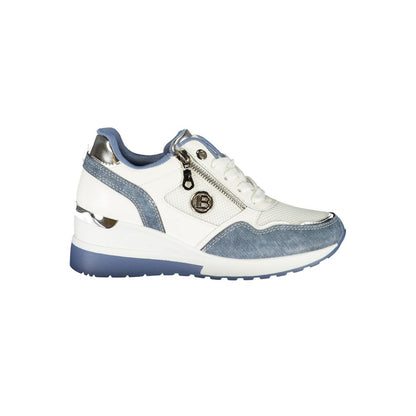 Blue Synthetic Women Sneaker