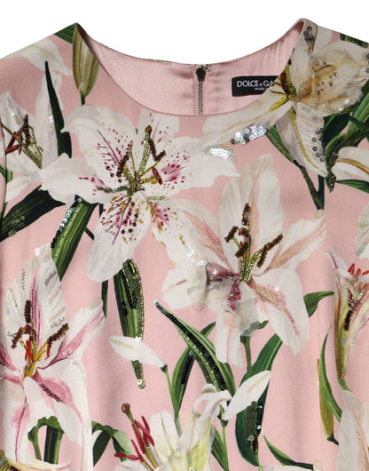 Pink Lily Viscose Sheath Stretch Midi Dress