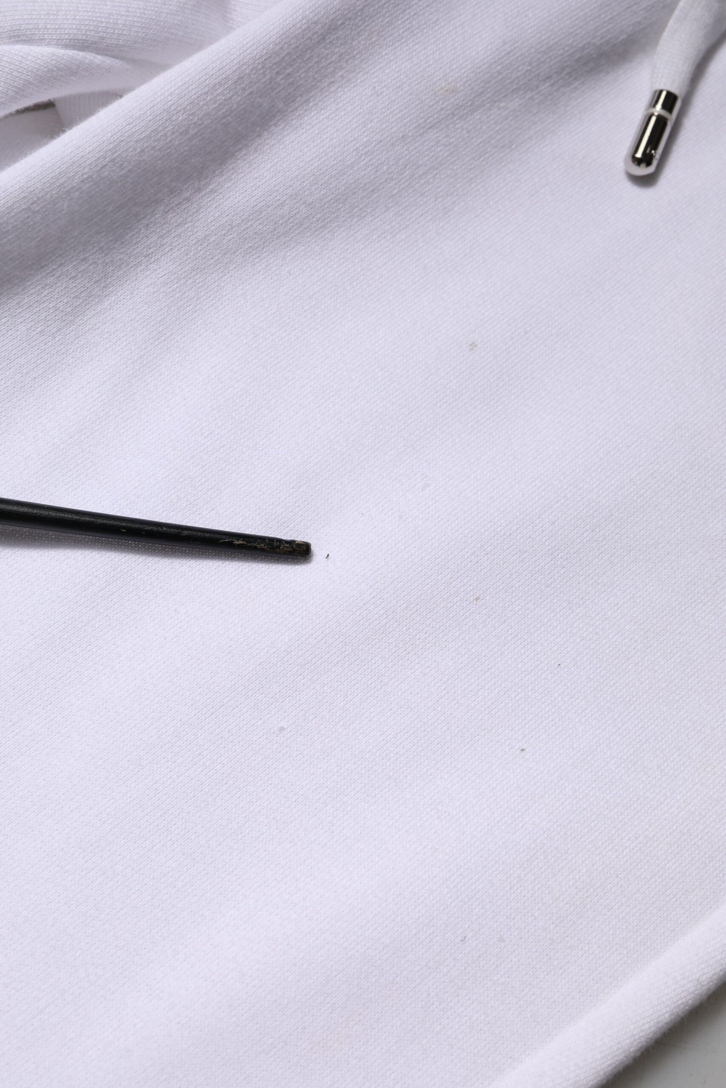 White Cotton Stretch Jogger Sweatpants Pants