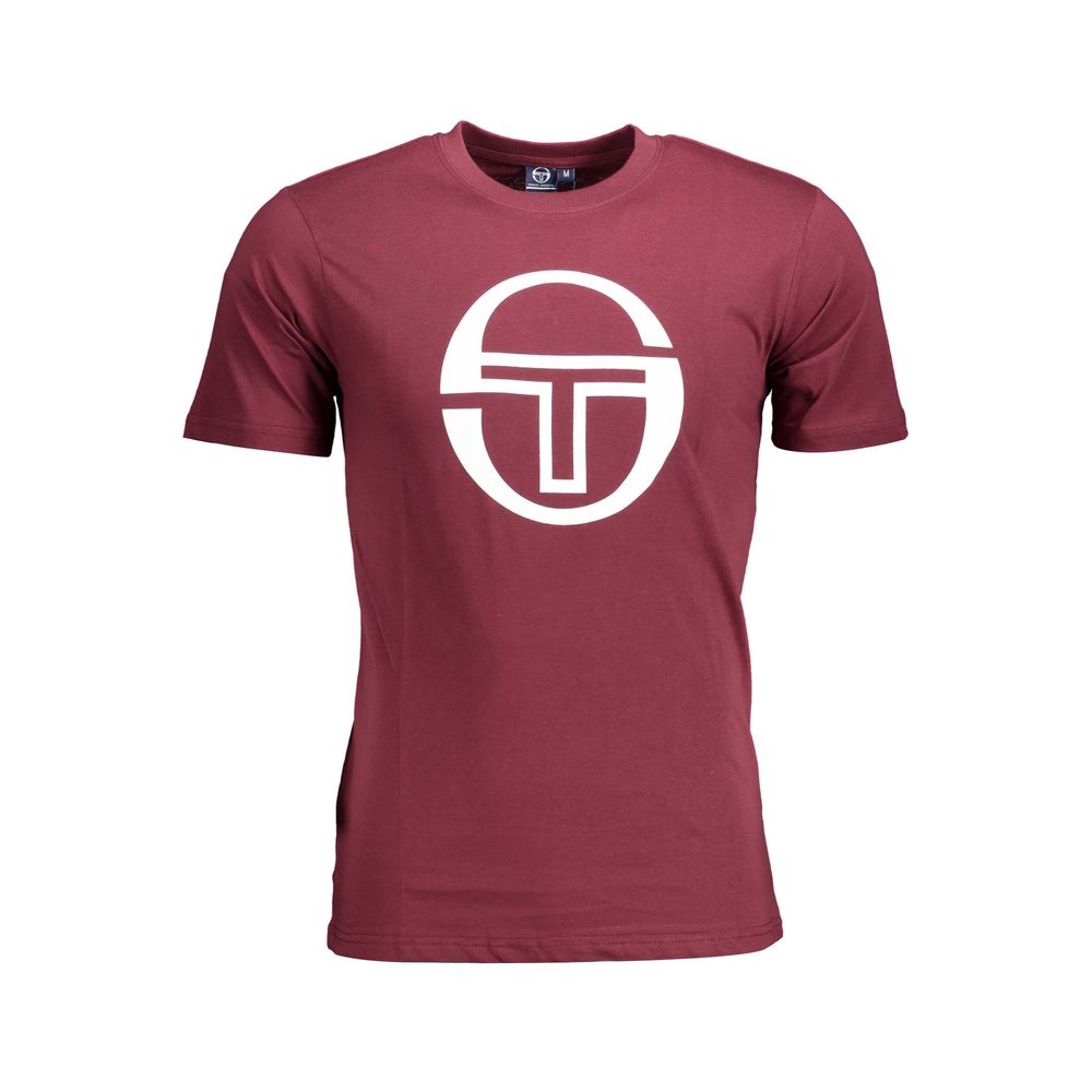Purple Cotton Men T-Shirt