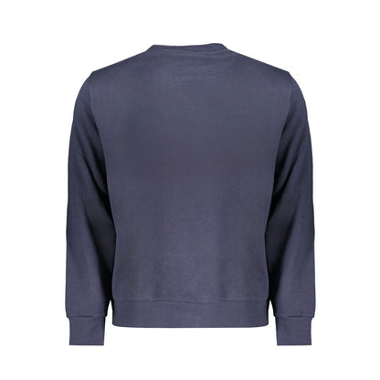 Blue Cotton Men Sweater