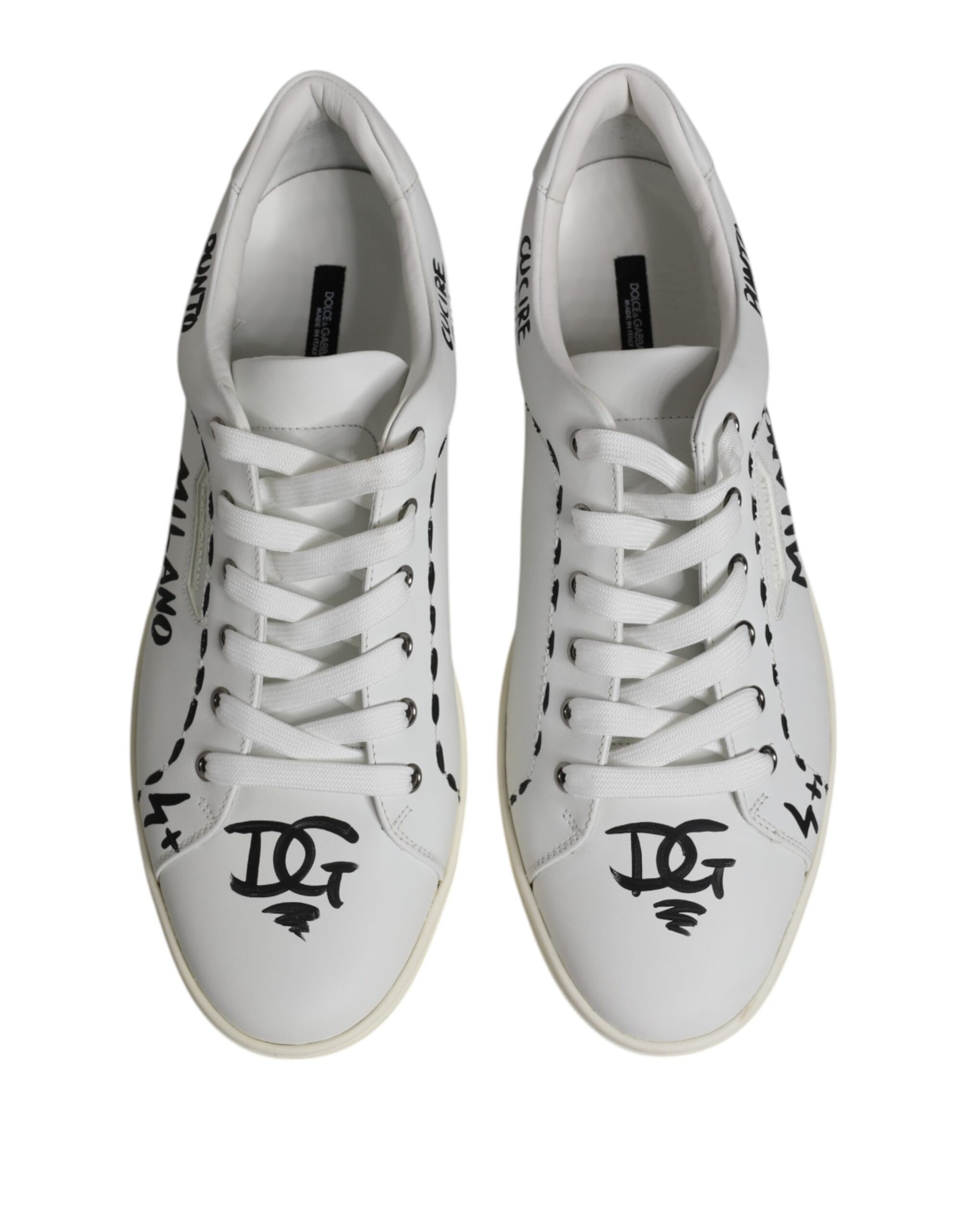 White London Calf Leather Men Sneakers Shoes