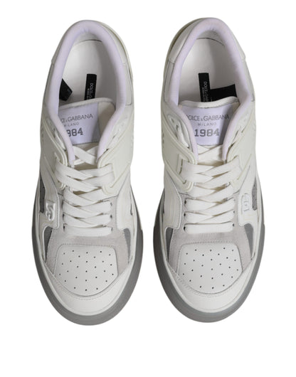 White Low Top DG Embossed Men Sneakers Shoes