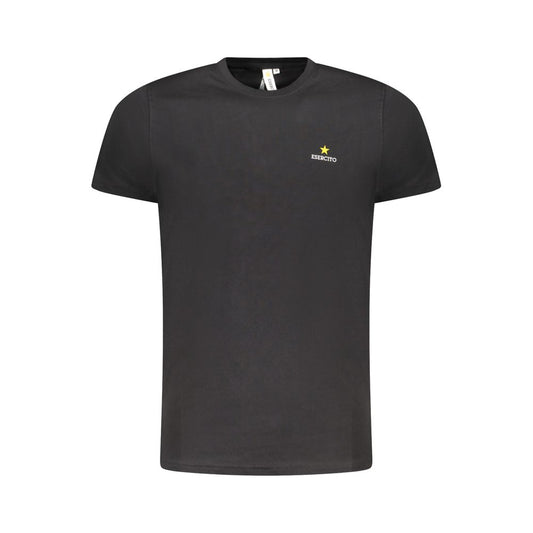 Black Cotton T-Shirt