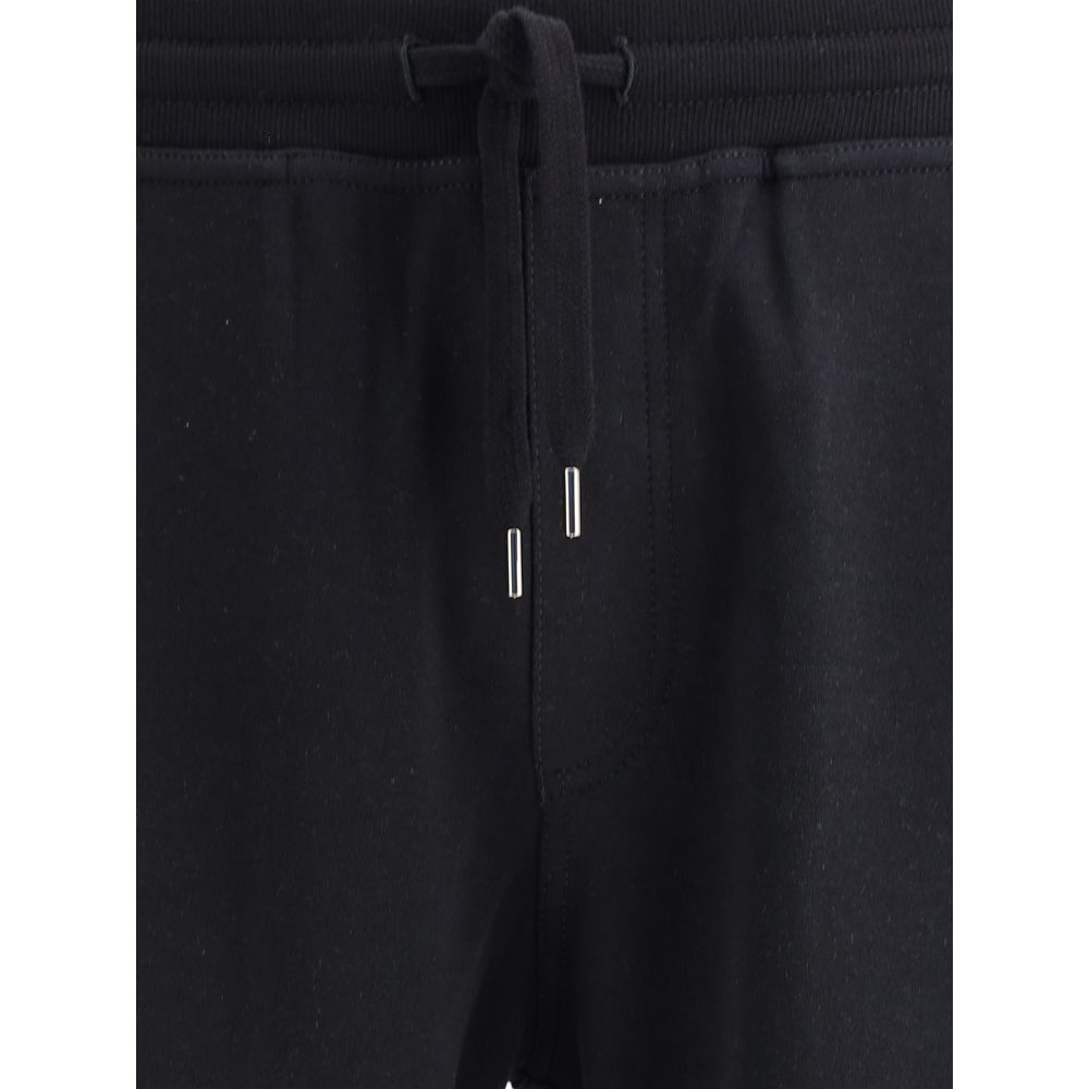 Black Cotton Joggers (Workout Pants)
