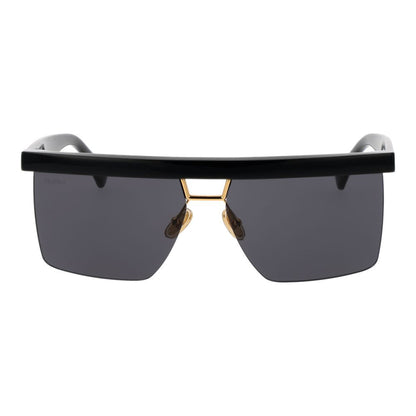 Black Stainless Steel Sunglasses