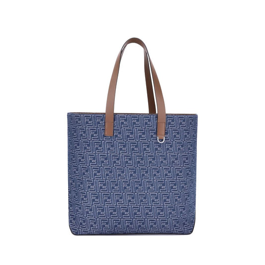 Light Blue Cotton Shoulder Bag